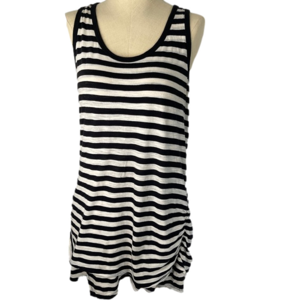 Proenza Schouler Black Stripe Top Medium